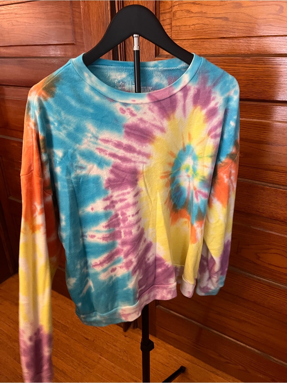 Tie-Dye Large Long Sleeve Top - Multi